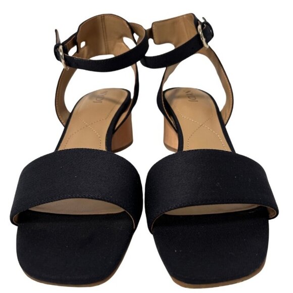 NWT NYDJ Padded Insole Slingback Ankle Strap Women's Size 8 Denim Blue - Picture 1 of 6
